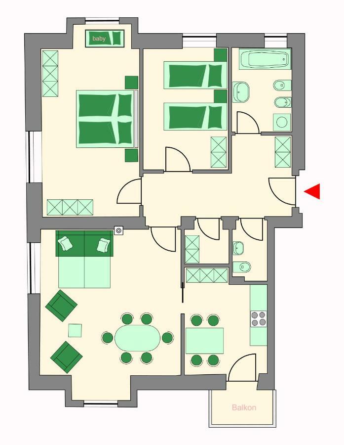 Albrechthaus Appartement Brixen Buitenkant foto